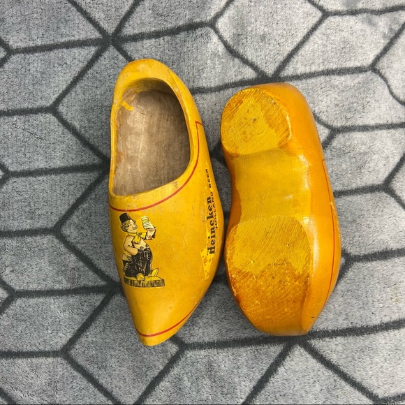 Vintage 1960s Heineken Holland Beer Wooden Clogs Advertisements B1 - Picture 6 of 8